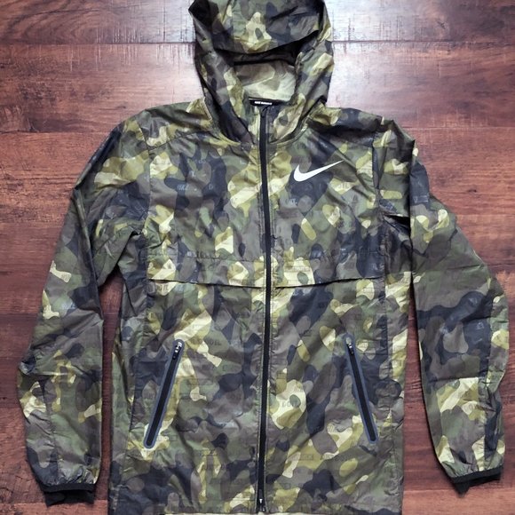 nike shield ghost flash running jacket mens